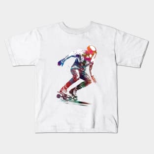 Skateboard #skate #skateboard #sport Kids T-Shirt